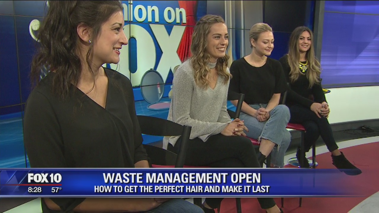 Hairstyles for the Waste Management Open