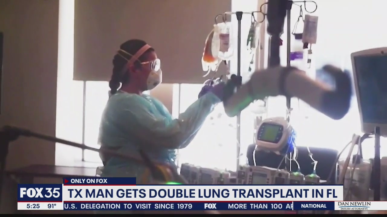 Texas man gets double-lung transplant in Florida