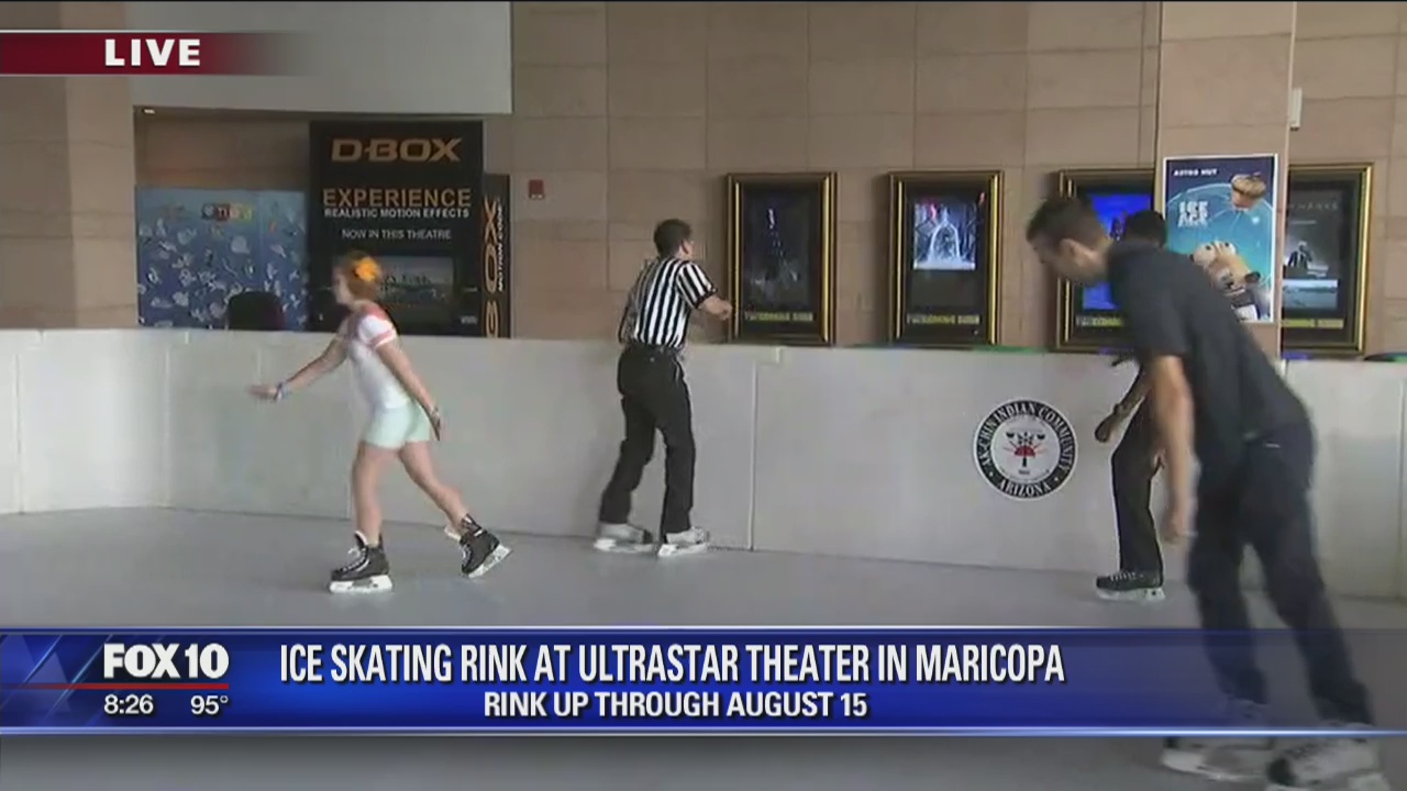 Ice skating at the UltraStar Theater in Maricopa