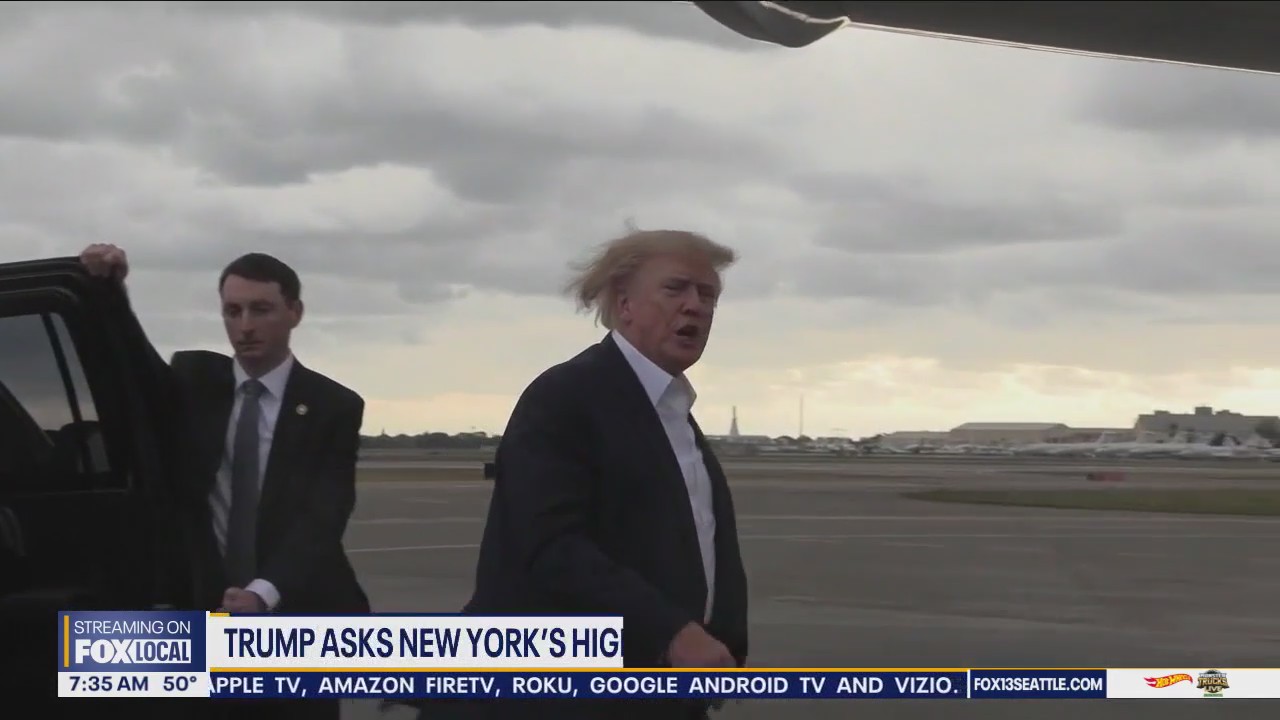 Trump asks New York's high court to intervene in gag order fight