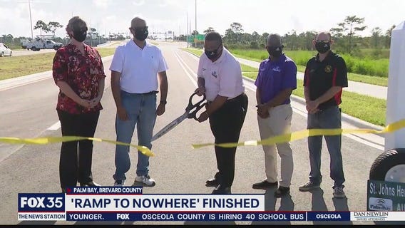 'Ramp to nowhere' in  Palm Bay now open