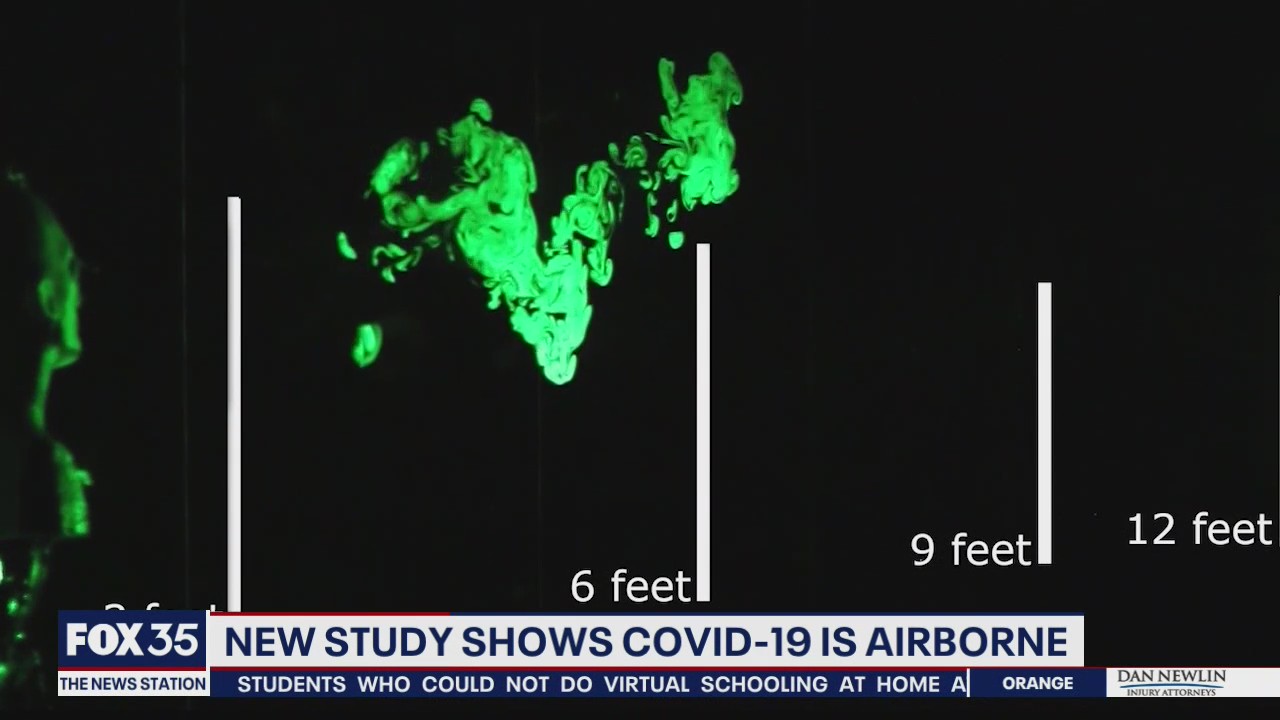 New study shows COVID-19 is airborne