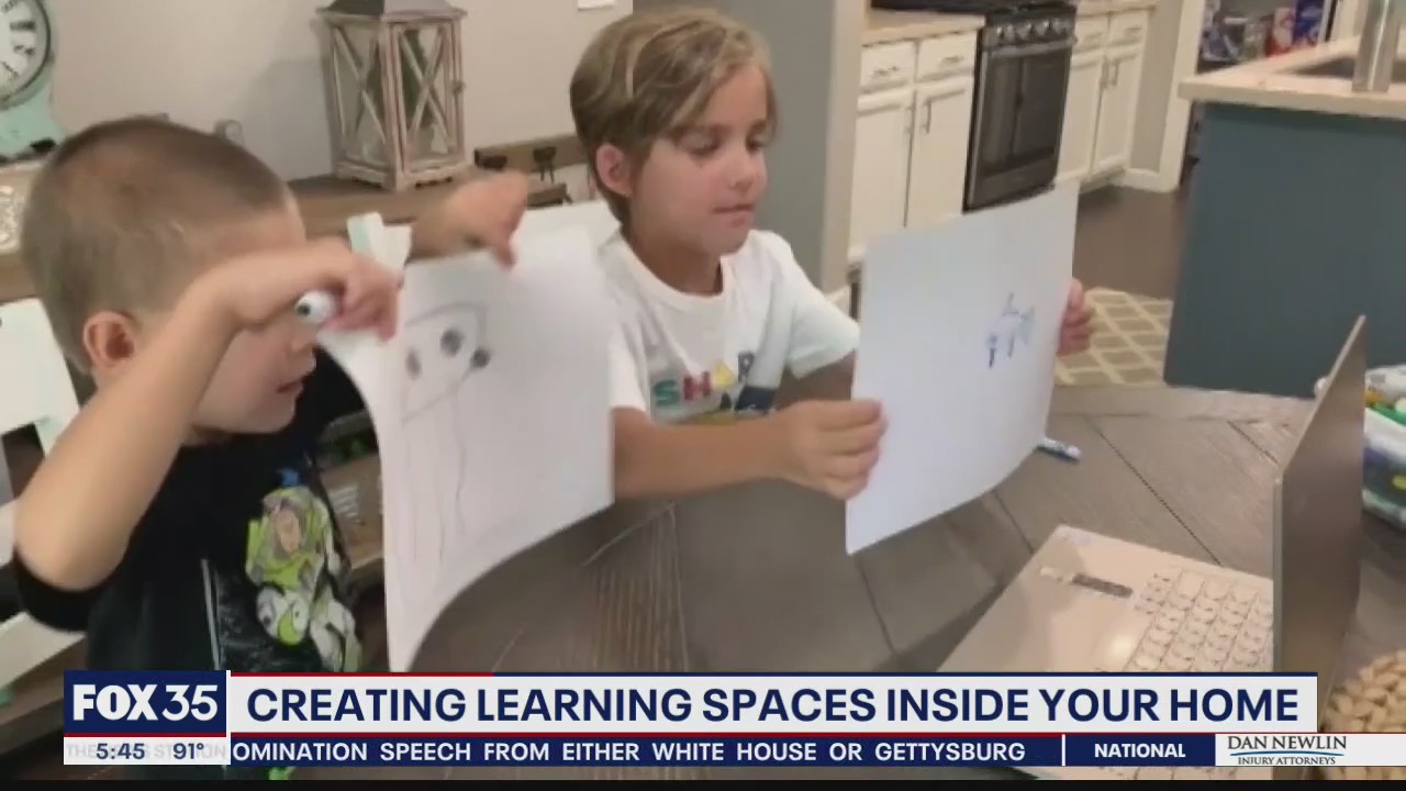Creating learning spaces inside home