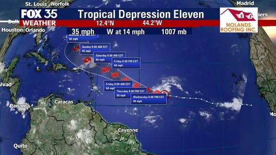 Tropical Storm Josephine expected to form