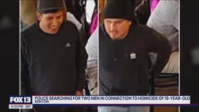 Police searching for two men in connection with Renton homicide