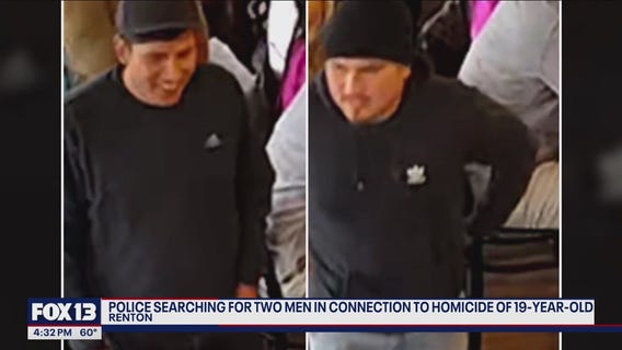 Police searching for two men in connection with Renton homicide