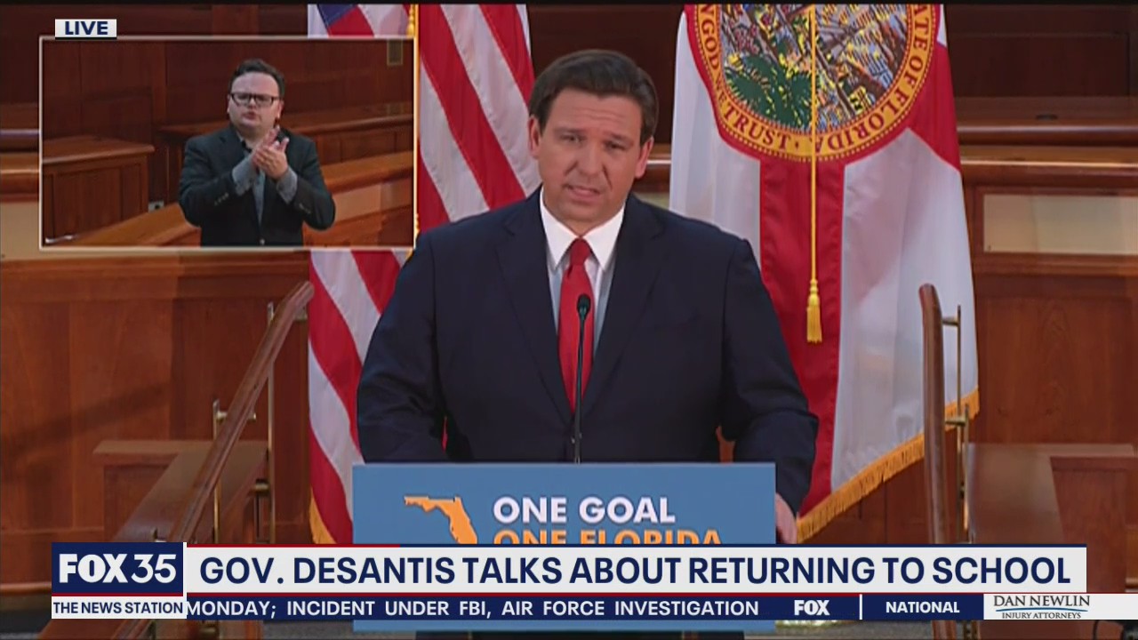 DeSantis says students will return to classroom safely