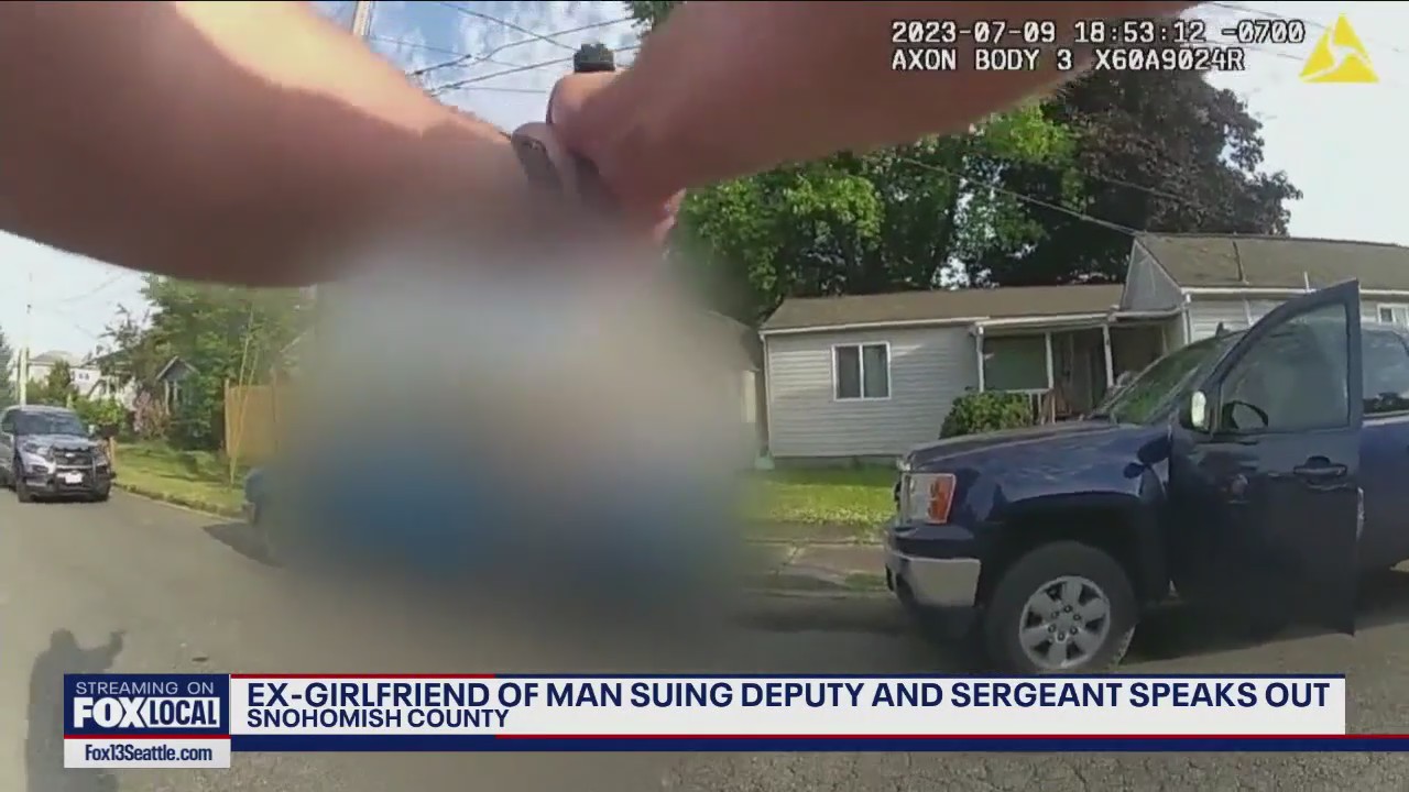 Ex-girlfriend of man suing deputies speaks out