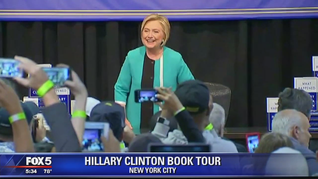 Hillary Clinton kicks off book tour