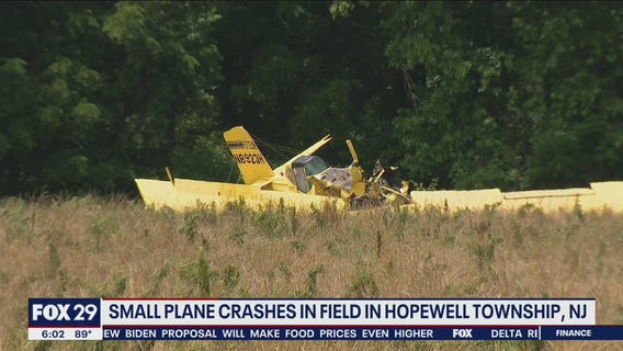 Single engine crop duster makes emergency landing, pilot hospitalized