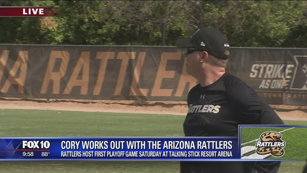 Cory's Corner: Practice with the Arizona Rattlers