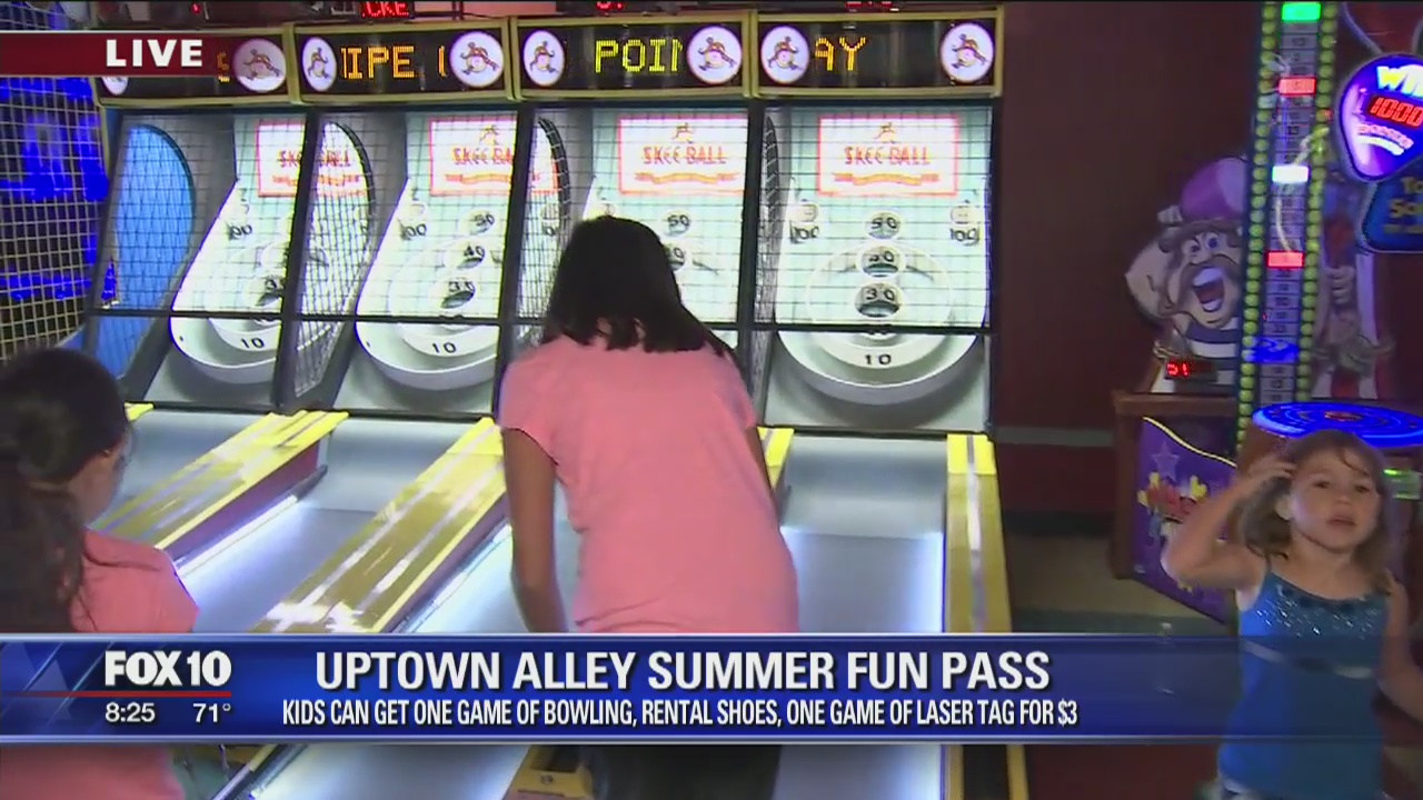 Summer fun at Uptown Alley