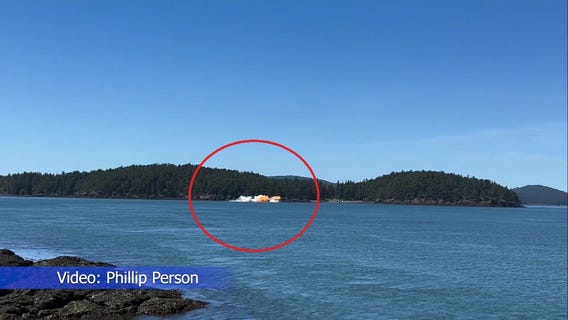 Video shows fiery small plane crash into WA waters near Orcas Island