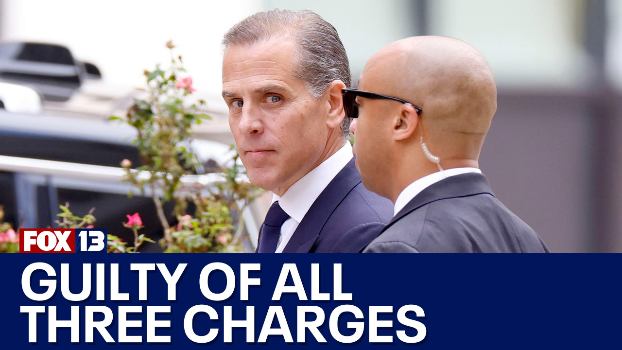 Hunter Biden guilty on all charges