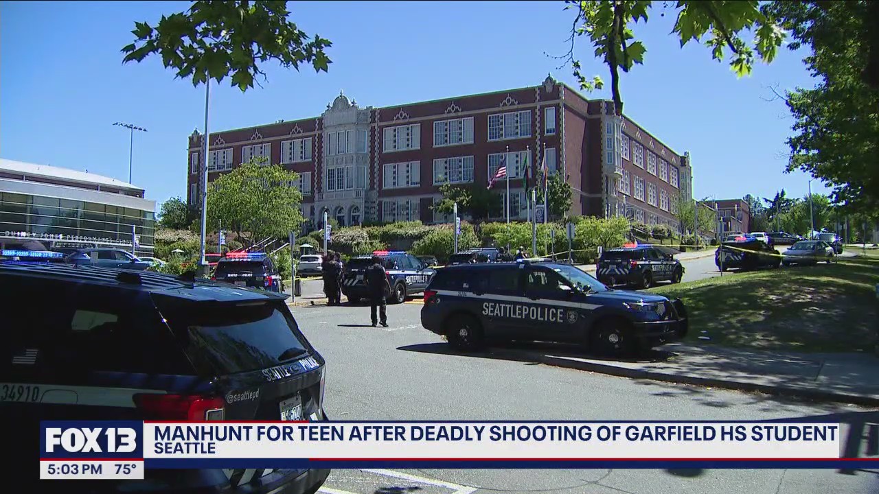 Manhunt underway after deadly shooting of Garfield HS student | FOX 13 ...