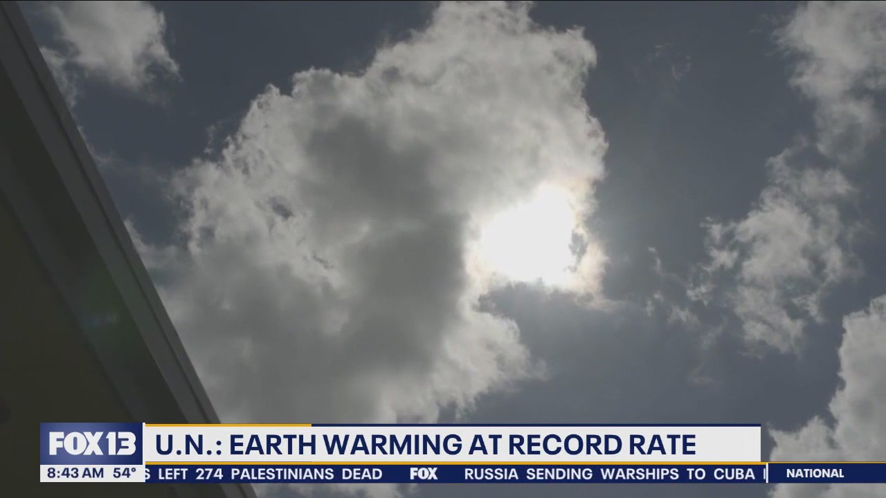 U.N.: Earth warming at record rate