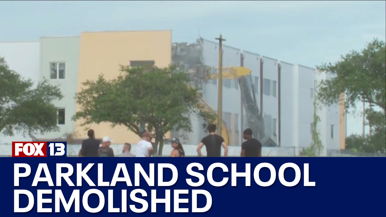 Parkland school where 2018 mass shooting happened demolished