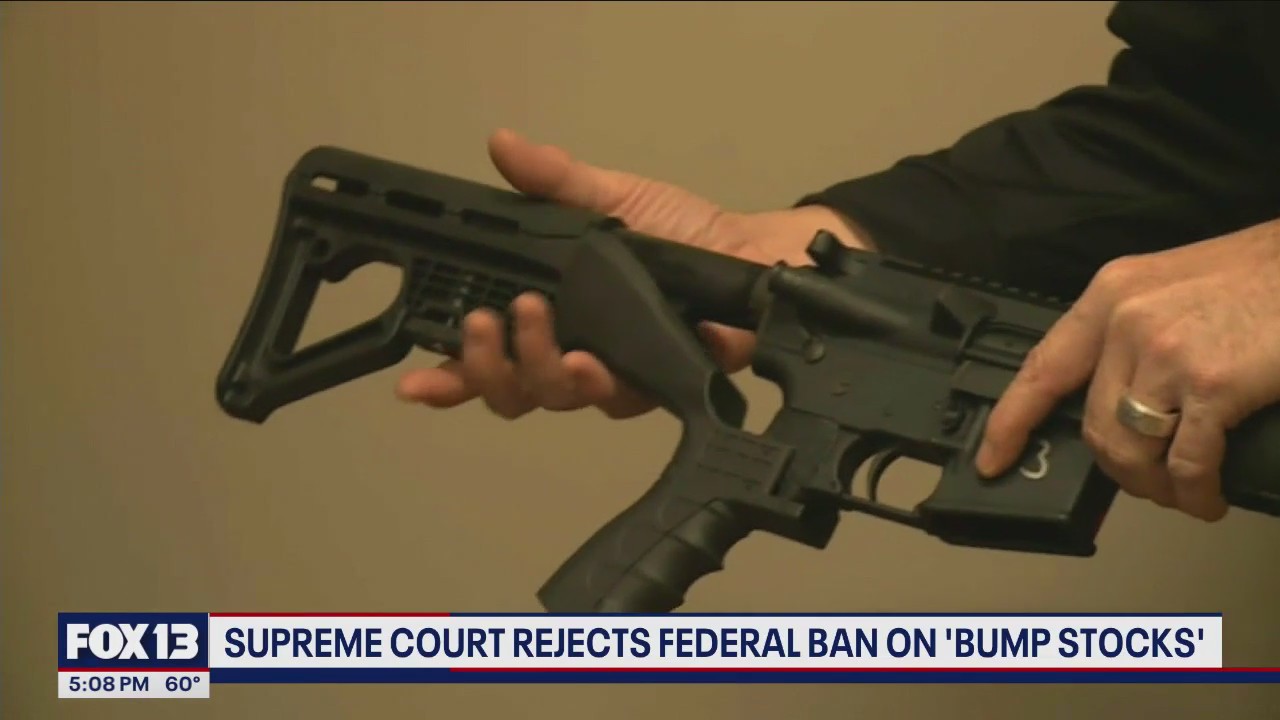 Supreme Court rejects federal ban on 'bump stocks'