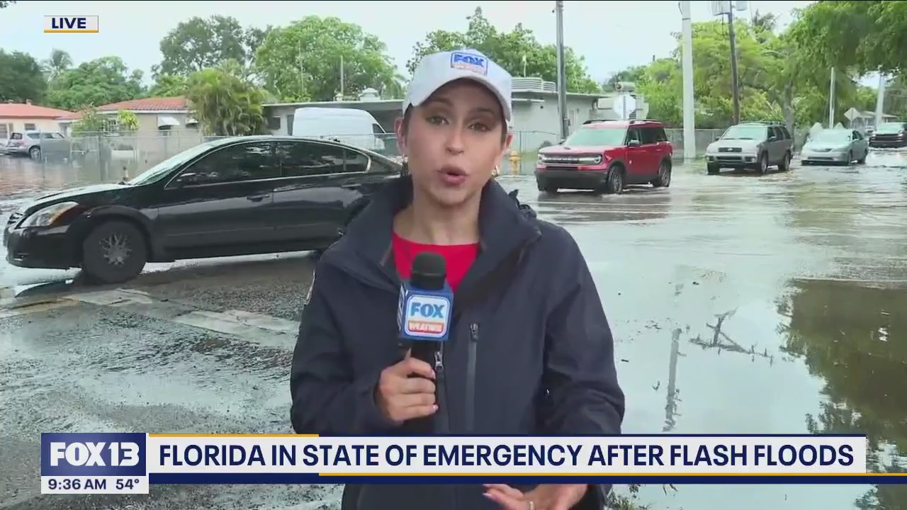Florida in state of emergency after flash floods | FOX 13 Seattle