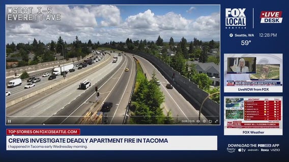 Southbound I-5 fully closed in Everett due to police investigation