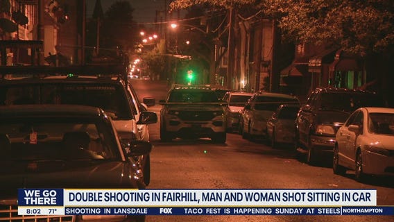 Double shooting in Fairhill; Man and woman shot sitting in car