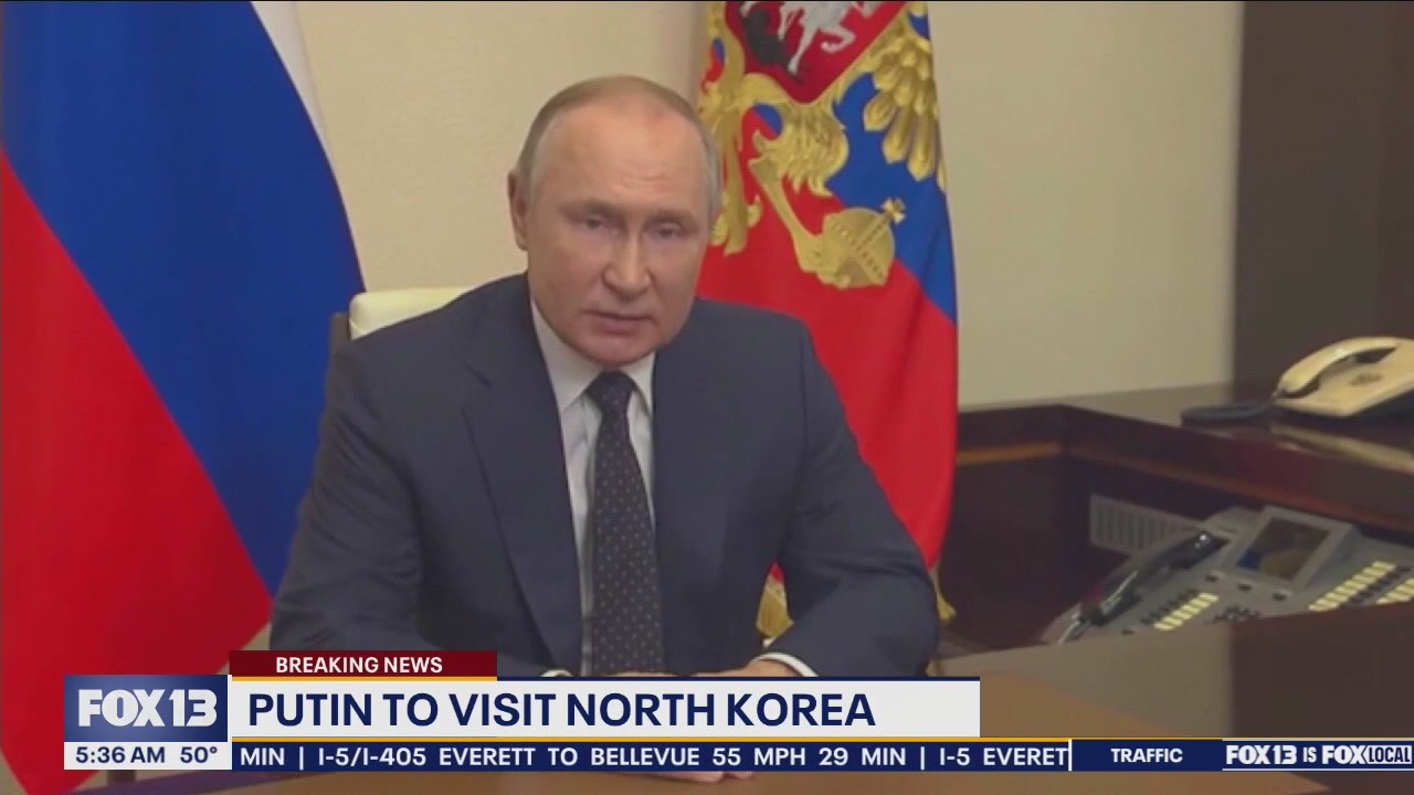 Vladimir Putin to visit North Korea | FOX 13 Seattle