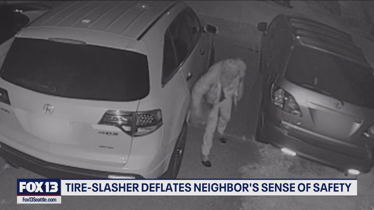 Seattle tire-slasher deflates neighborhood's sense of safety