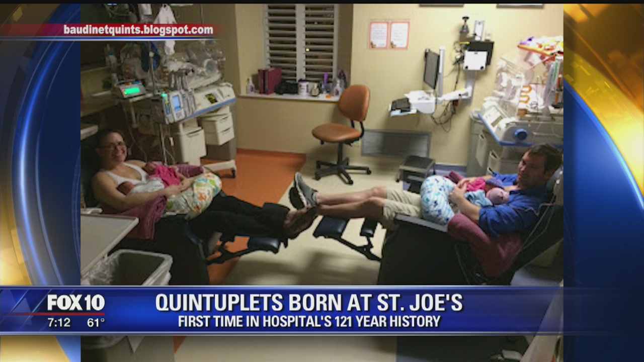 Quintuplets born in the Valley