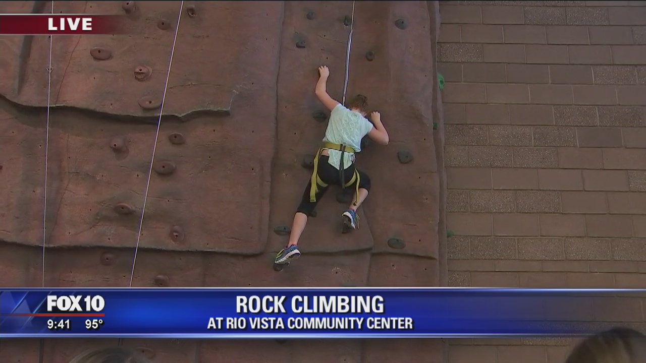 Cory's Corner: Rock climbing at the Rio Vista Community Center