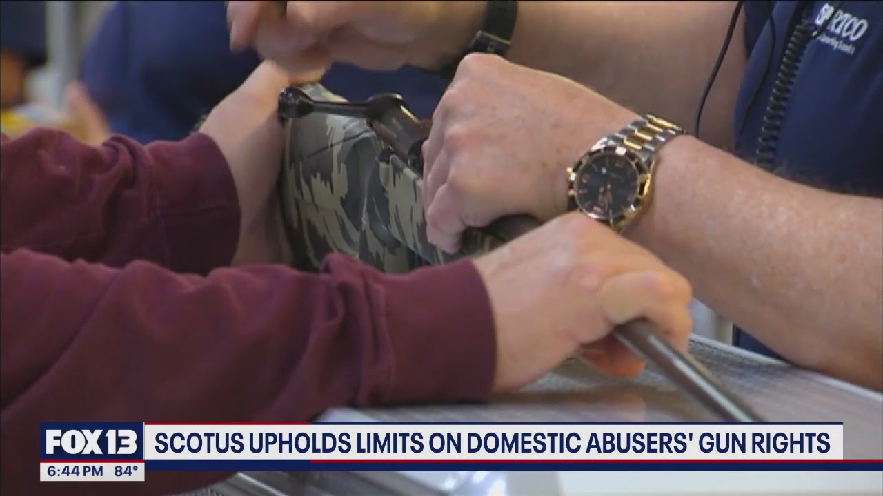 SCOTUS upholds limits on domestic abusers' gun rights