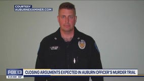 Closing arguments expected in Auburn officer's murder trial