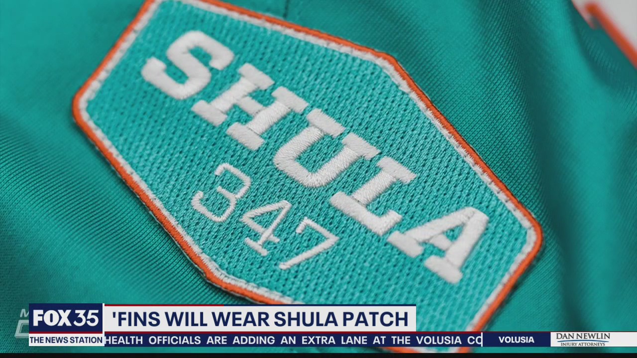 'Fins will wear Shula patch this season