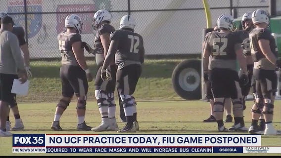 NO UCF practice on Thursday; FIU game postponed