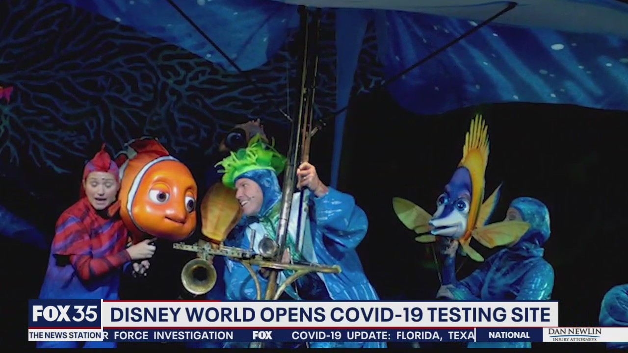 Disney opens COVID-19 test site for employees