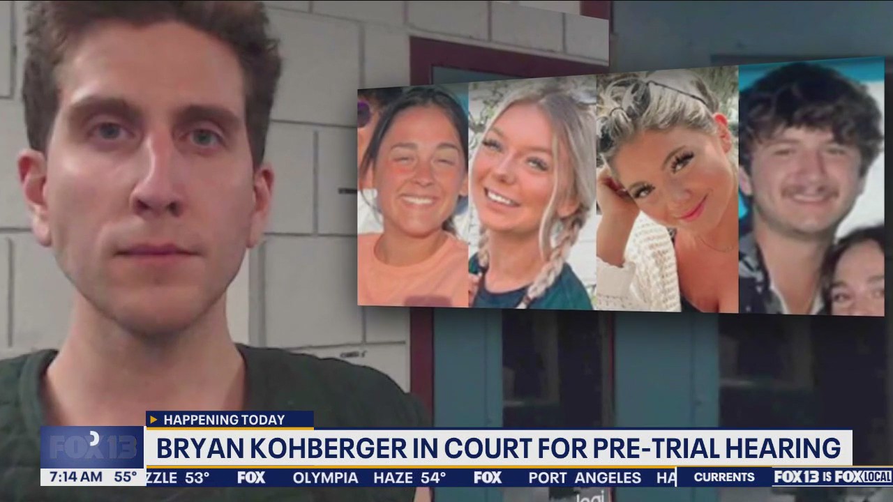 Bryan Kohberger in court for pre-trial hearing