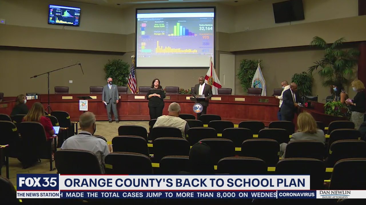 Orange County school reopening plan discussed
