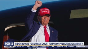 Biden reacts to SCOTUS ruling on presidential immunity
