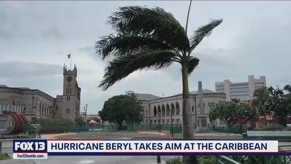 Hurricane Beryl takes aim at the Caribbean