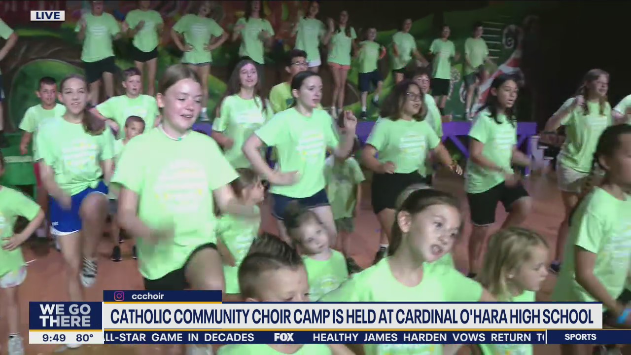 Campers prepare for 'Willy Wonka Jr.' at Cardinal O'Hara High School