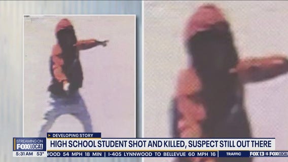 WA high school student shot and killed, suspect still out there