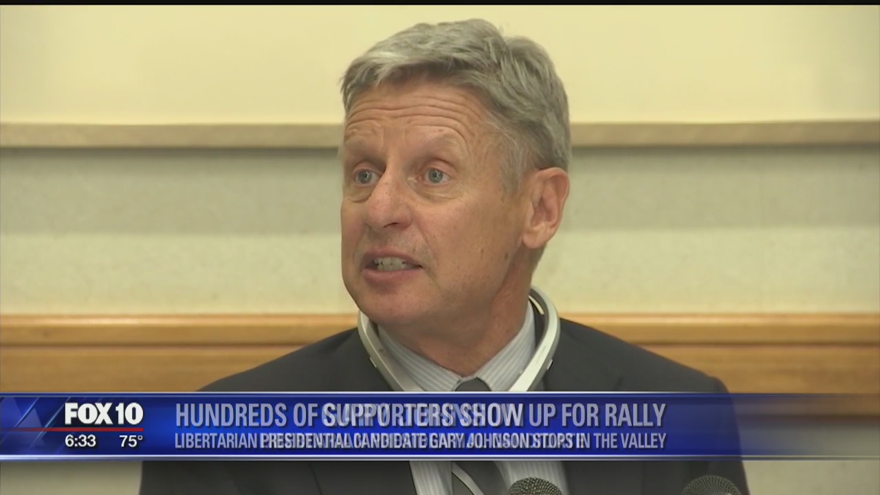 Gary Johnson rally