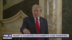 Judge dismisses Trump's classified documents case