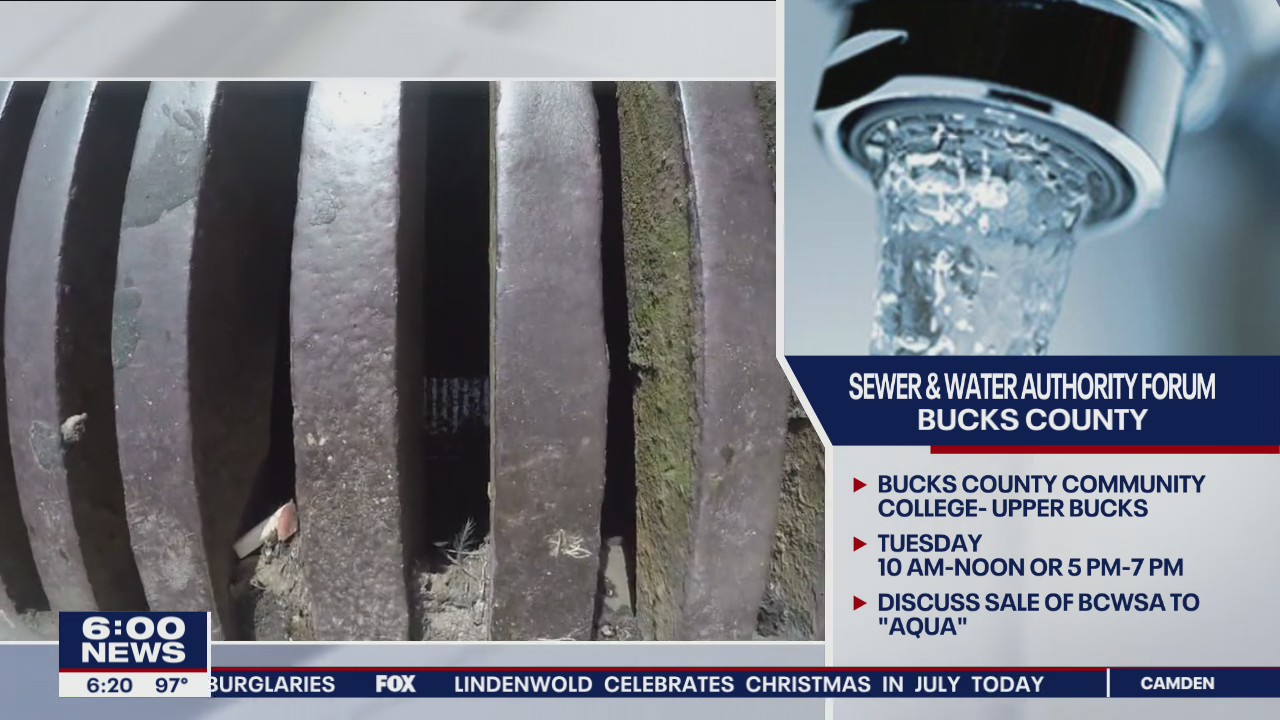 Bucks County to hold public forums on possible sale of public sewer system