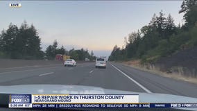 I-5 repair work in Thurston County