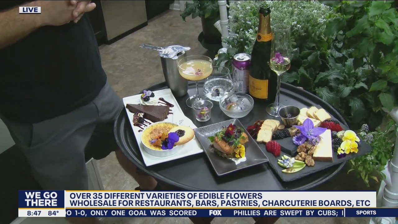 Pennsylvania farm offers over 35 different varieties of edible flowers