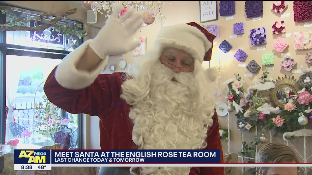 Meet Santa at the English Rose Tea Room
