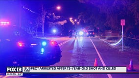 Suspect arrested after 13-year-old boy shot, killed in Kent