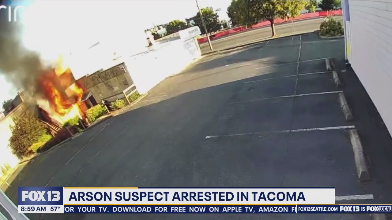 Arson suspect arrested in Tacoma