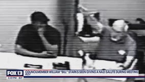 WA councilmember criticized over giving Nazi salute during meeting