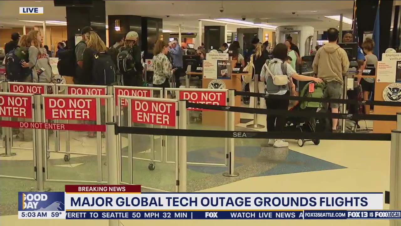Major global tech outage grounds flights